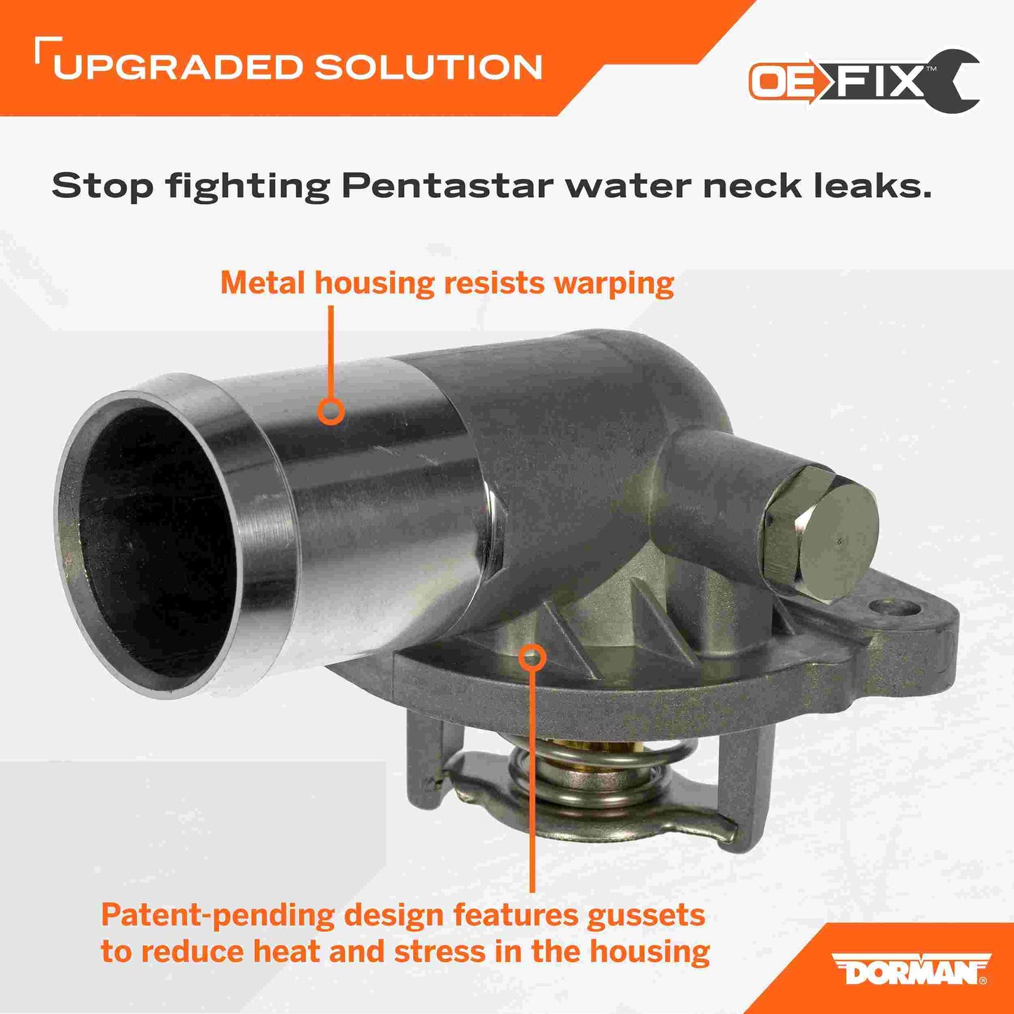 Dorman - OE Solutions ENGINE COOLANT WATER OUTLET 902-3036XD