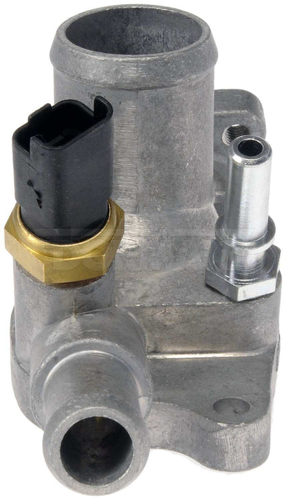 Dorman - OE Solutions Engine Coolant Thermostat Housing Assembly Integrated Thermostat Housing Assembly With Sensor for 2015-2017 Alfa Romeo Mito 2013-2016 Dodge Dart 2012-2017 Fiat 500 2014-2017 Fiat 500L 2016-2017 Fiat 500X 902-3041
