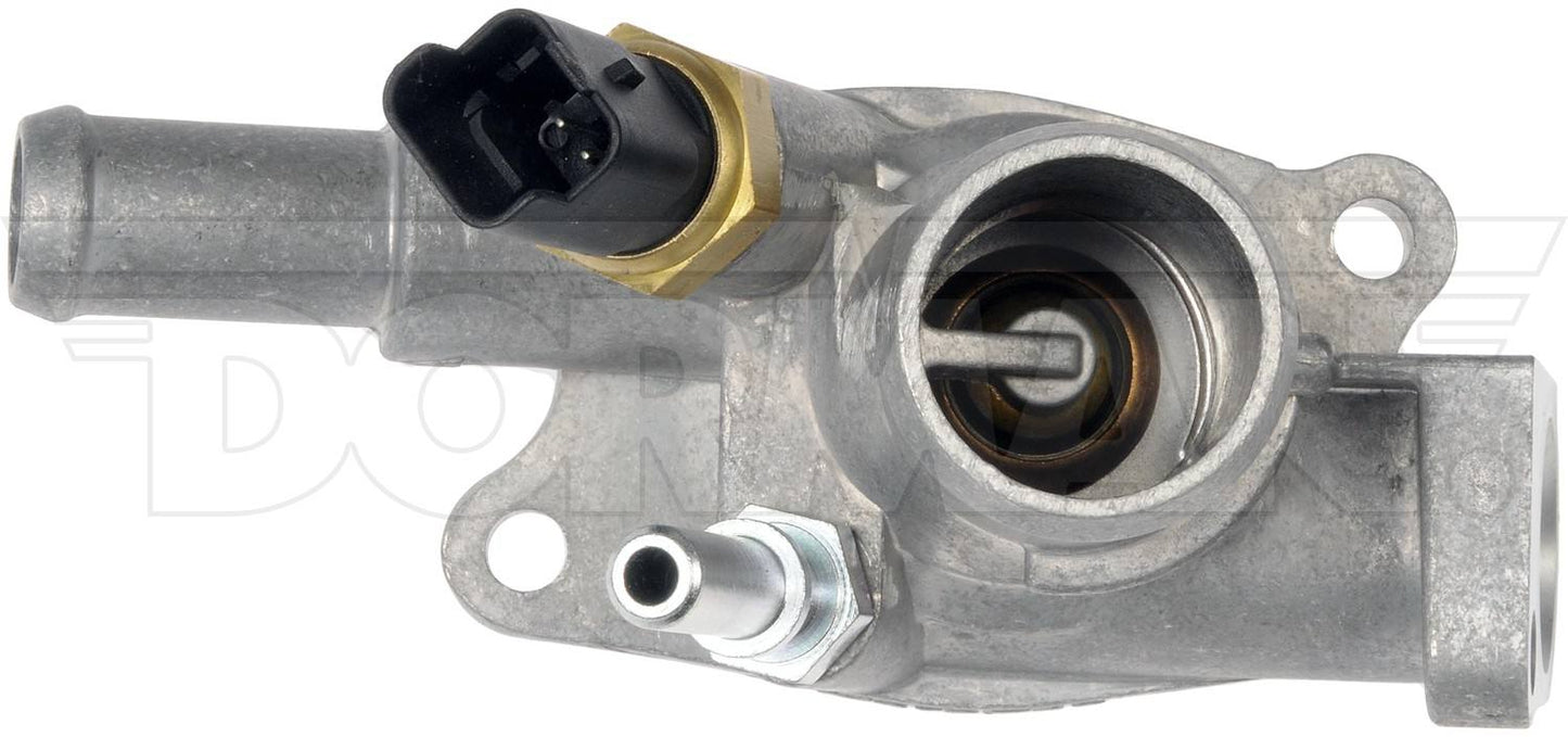 Dorman - OE Solutions Engine Coolant Thermostat Housing Assembly Integrated Thermostat Housing Assembly With Sensor for 2015-2017 Alfa Romeo Mito 2013-2016 Dodge Dart 2012-2017 Fiat 500 2014-2017 Fiat 500L 2016-2017 Fiat 500X 902-3041