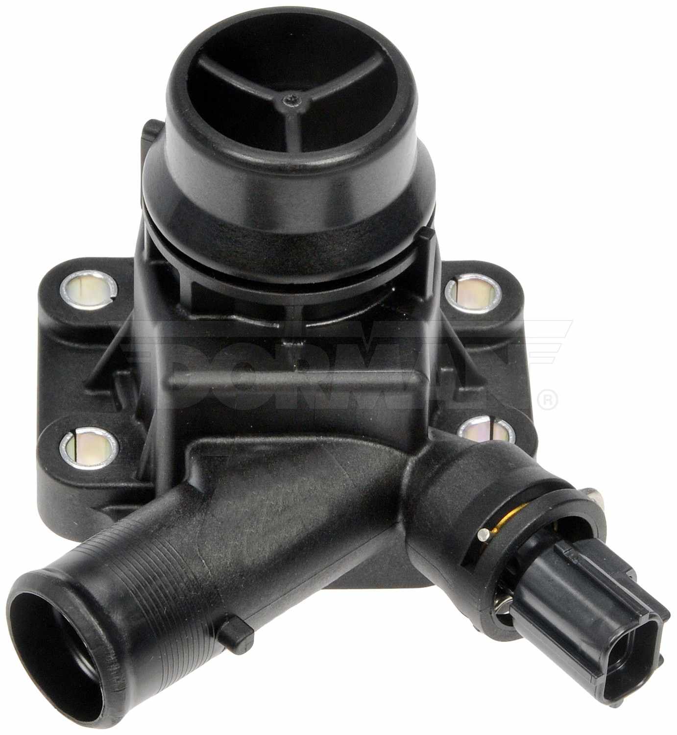 Dorman - OE Solutions Engine Coolant Thermostat Housing Assembly With Integrated Sensor For 2012-2008 Land Rover, 2016-2007 Volvo 902-421
