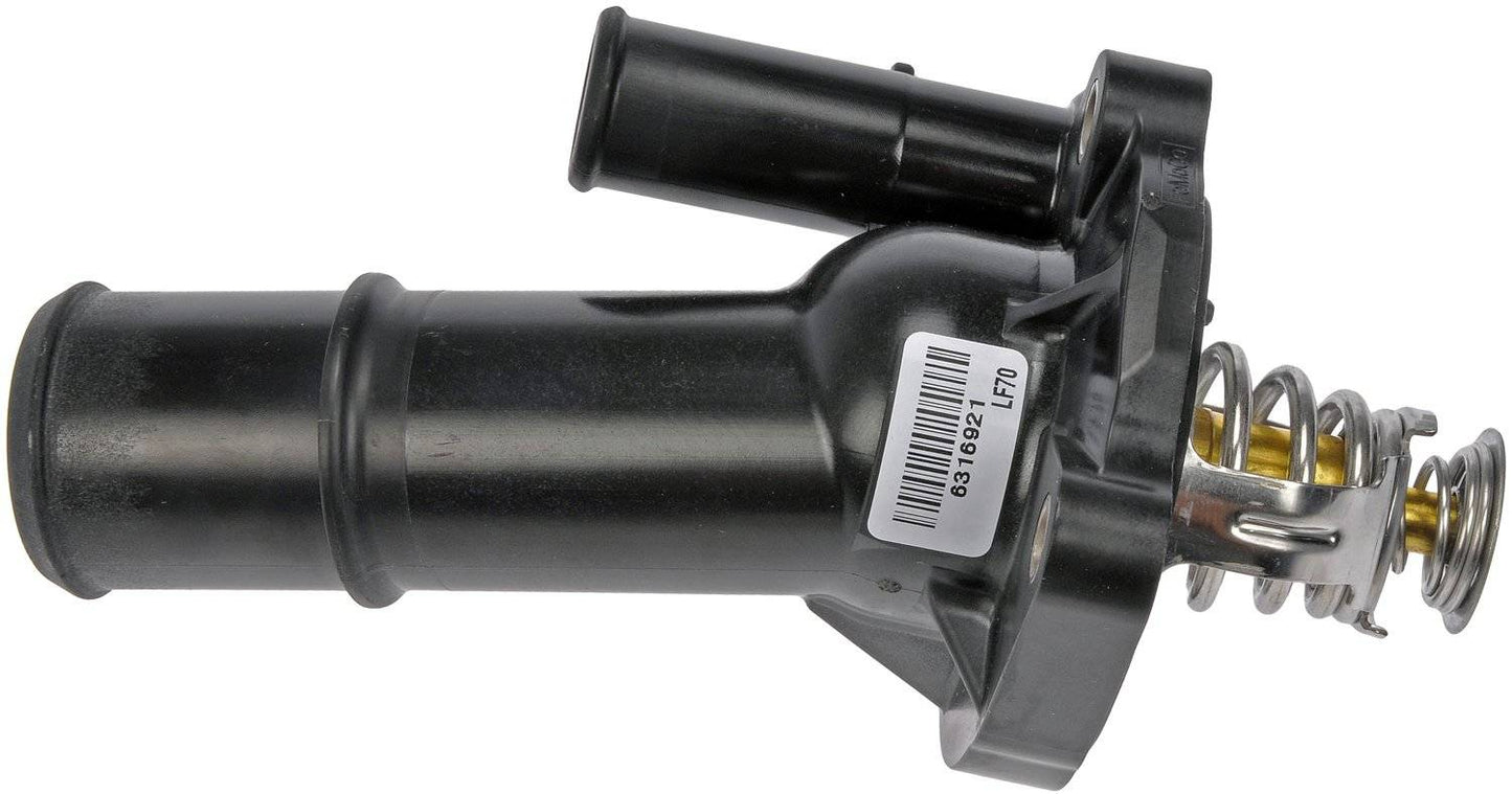 Dorman - OE Solutions Engine Coolant Thermostat Housing Assembly Integrated Thermostat Housing Assembly for 2007-2018 Ford, 2007-2013 Mazda, 2013-2016 Lincoln 902-682
