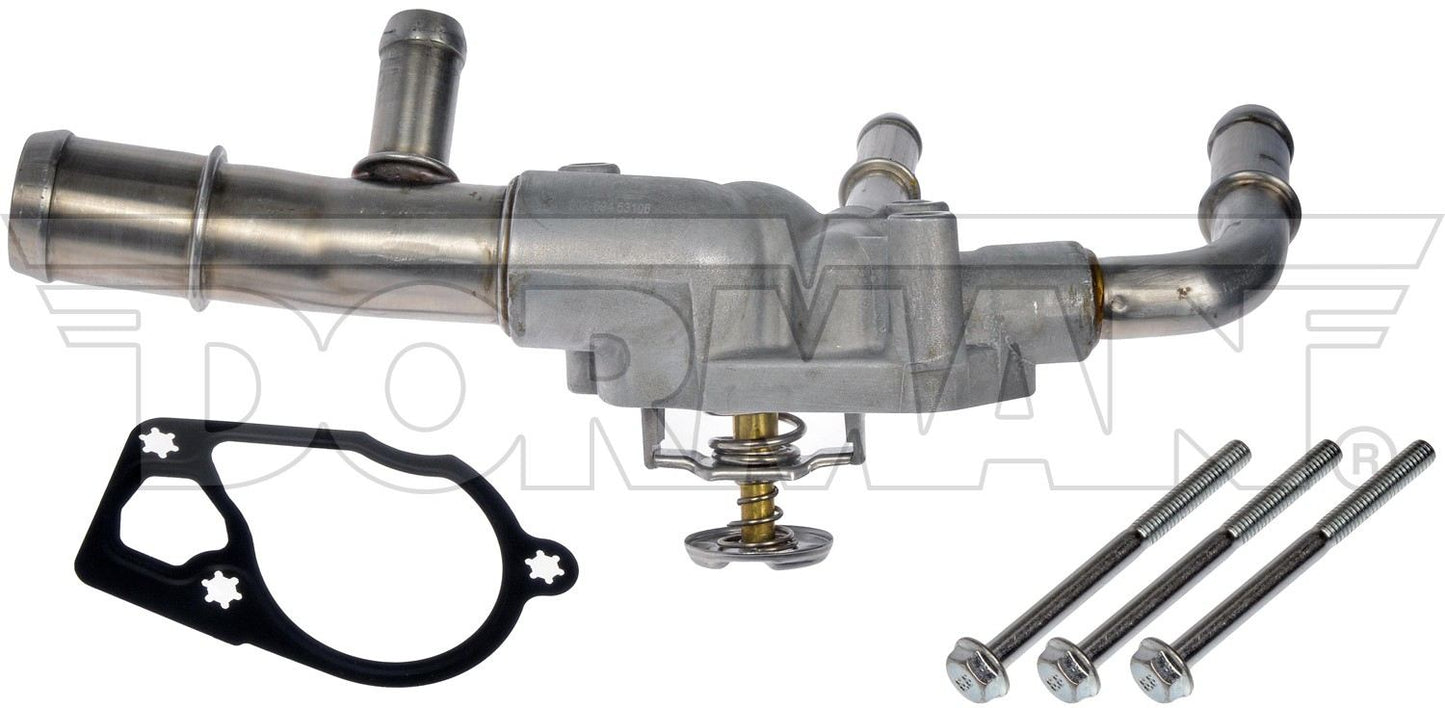 Dorman - OE Solutions Engine Coolant Thermostat Housing Assembly Integrated Thermostat Housing Assembly for 2016-10 Buick 2019-10 Cadillac 2020-08 Chevrolet 2017-10 GMC 2009-07 Pontiac 2010-07 Saturn 902-693
