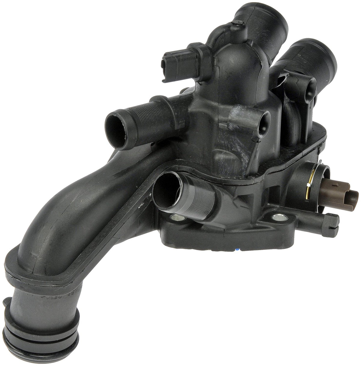 Dorman - OE Solutions Engine Coolant Thermostat Housing Assembly Integrated Thermostat Housing Assembly With Sensor for 2013-07 Mini Cooper 2013-11 Mini Cooper Countryman 902-812