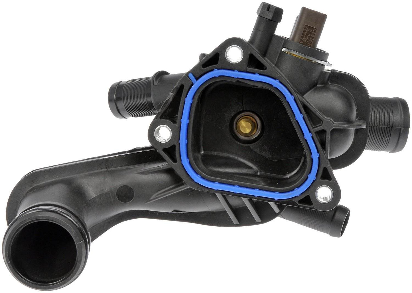 Dorman - OE Solutions Engine Coolant Thermostat Housing Assembly Integrated Thermostat Housing Assembly With Sensor for 2013-07 Mini Cooper 2013-11 Mini Cooper Countryman 902-812