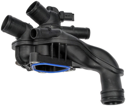 Dorman - OE Solutions Engine Coolant Thermostat Housing Assembly Integrated Thermostat Housing Assembly With Sensor for 2013-07 Mini Cooper 2013-11 Mini Cooper Countryman 902-812
