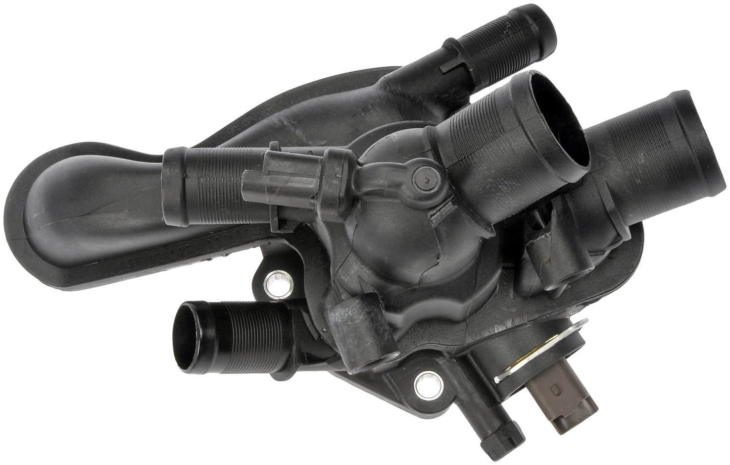 Dorman - OE Solutions Engine Coolant Thermostat Housing Assembly Integrated Thermostat Housing Assembly With Sensor for 2013-07 Mini Cooper 2013-11 Mini Cooper Countryman 902-812