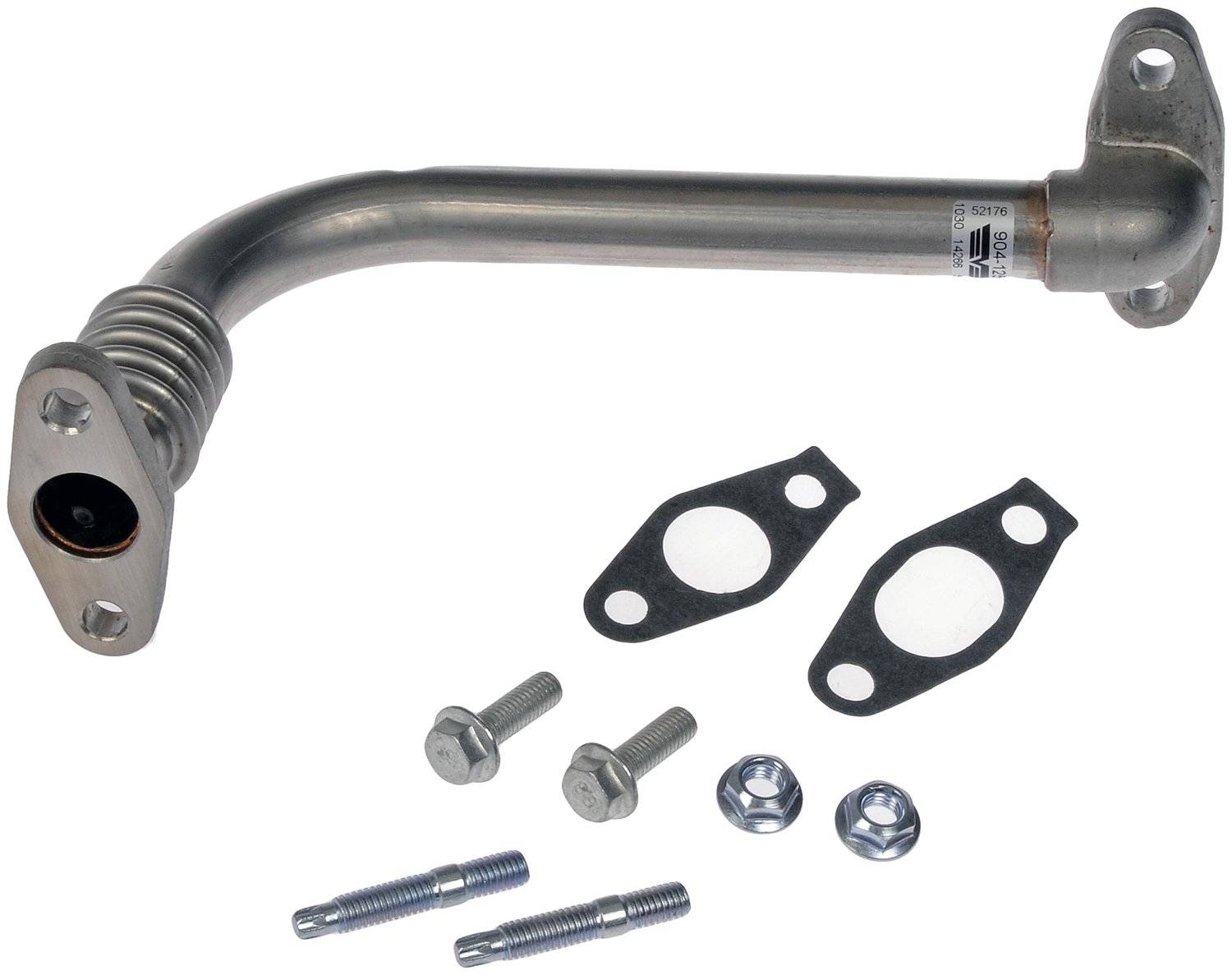 Dorman Turbocharger Oil Line, Oil Return Line, Steel, Natural, Chevy, GMC, 6.