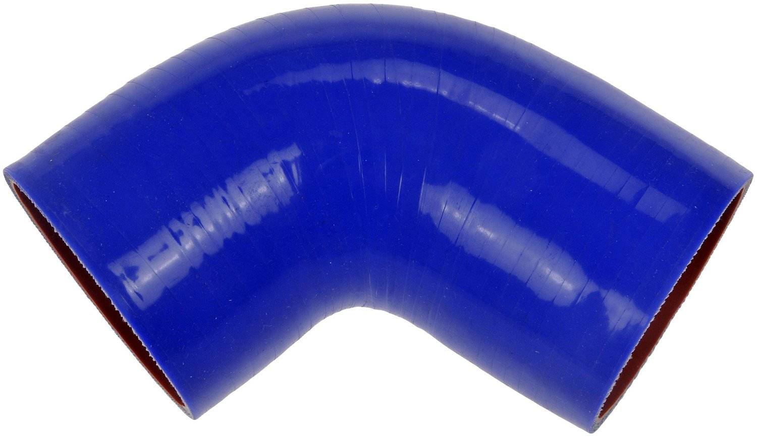 Dorman Intercooler Tubing Coupler, 90 degree Elbow, Silicone, Blue, 3.00 in.