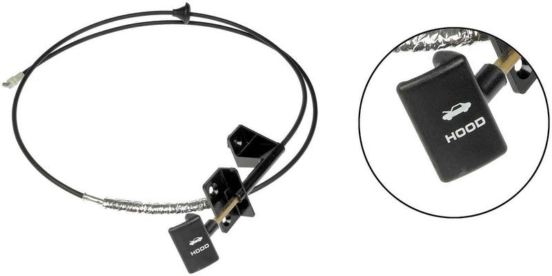 Dorman - OE Solutions Hood Release Cable With Handle for 1997-2001 Jeep Cherokee 912-006