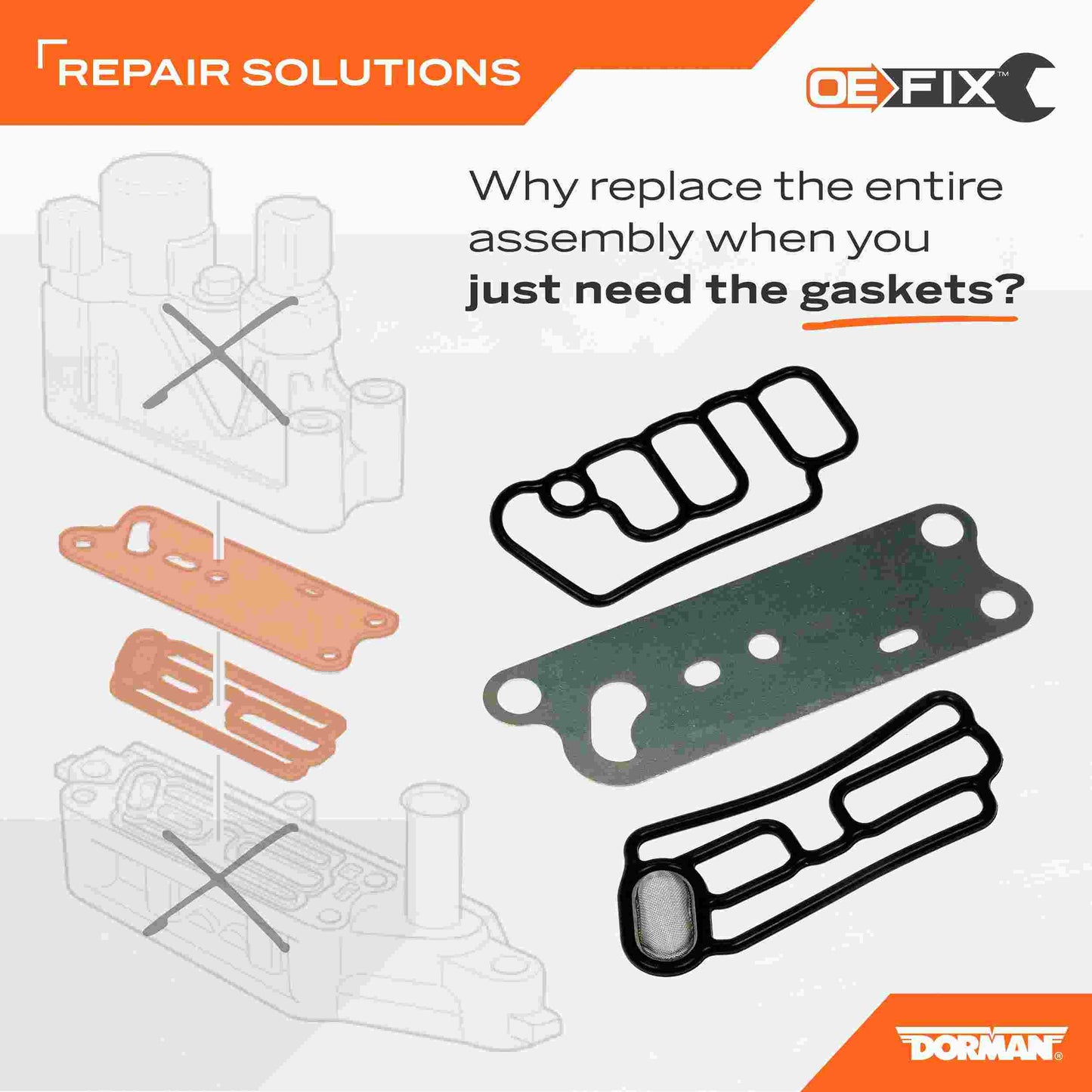 Dorman - OE Solutions SOLENOID GASKET FILTER KIT 918-056GS