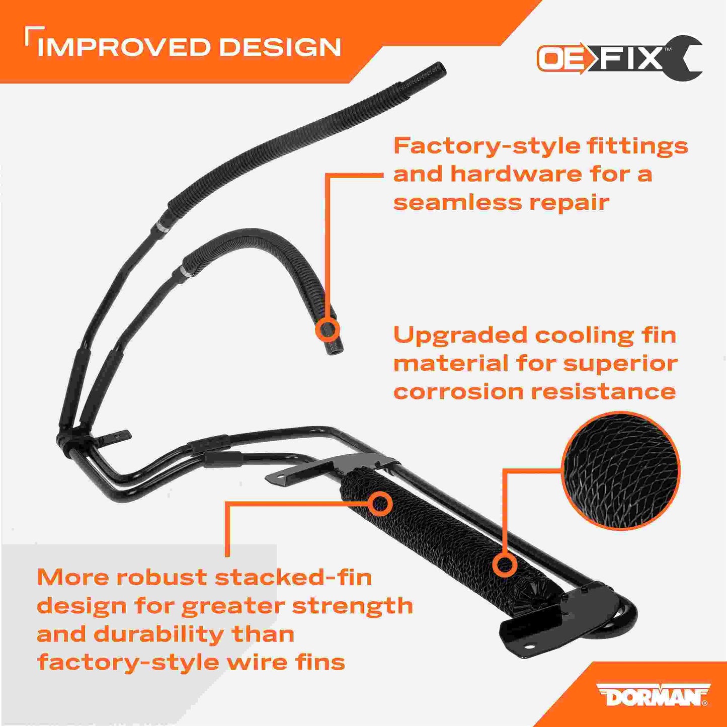 Dorman - OE Solutions POWER STEERING COOLER 918-976