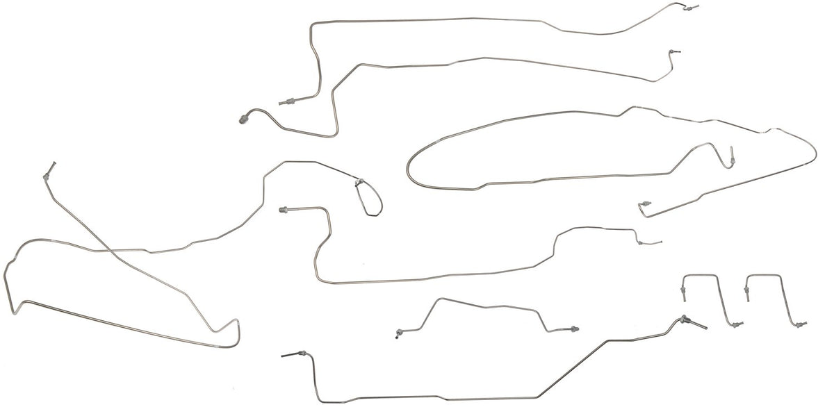 Dorman - OE Solutions Brake Hydraulic Line Kit Stainless Steel Preformed for 2007-03 Chevrolet GMC 919-101
