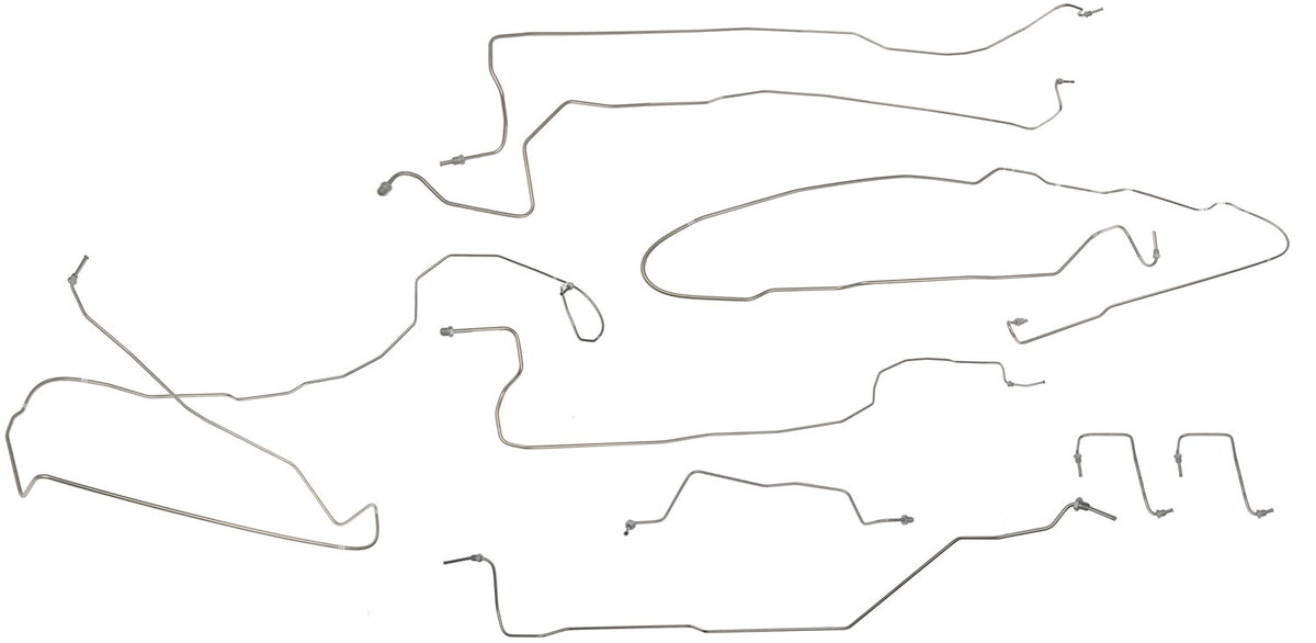 Dorman - OE Solutions Brake Hydraulic Line Kit with Stainless Steel for 2004-03 Chevrolet Silverado 1500 GMC Sierra 1500 919-111
