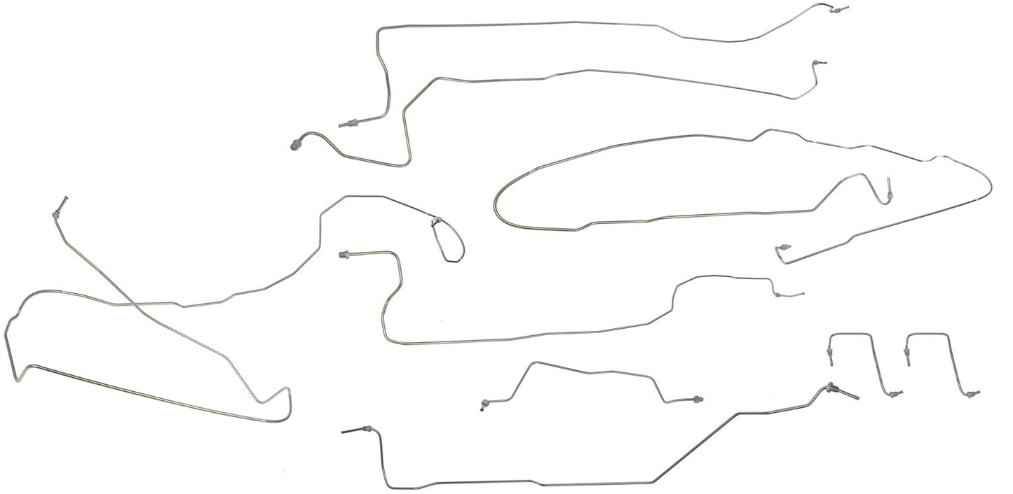 Dorman - OE Solutions Brake Hydraulic Line Kit Stainless Steel Preformed for 2004-2003 Chevrolet Silverado 1500 GMC Sierra 1500 919-115