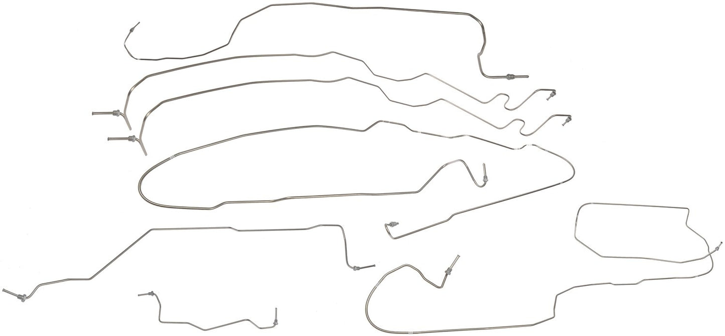 Dorman - OE Solutions Brake Hydraulic Line Kit Stainless Steel Preformed for 2005-2007 Chevrolet GMC 919-122