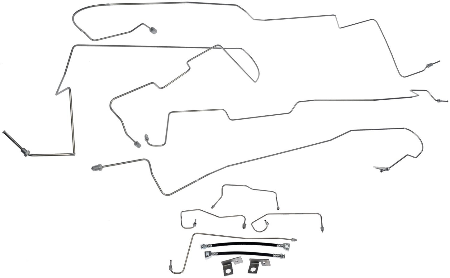 Dorman - OE Solutions Brake Hydraulic Line Kit Stainless Steel Preformed for 2003-2004 Ford F-150 Heritage Lobo 919-168