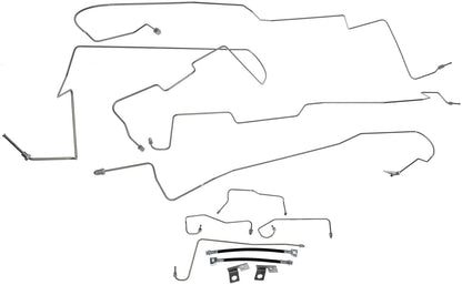 Dorman - OE Solutions Brake Hydraulic Line Kit Stainless Steel Preformed for 2003-2004 Ford F-150 Heritage Lobo 919-168
