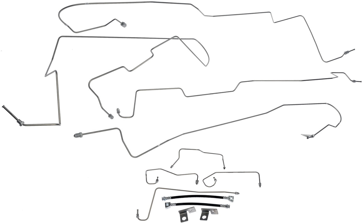 Dorman - OE Solutions Brake Hydraulic Line Kit Stainless Steel Preformed for 2003-2004 Ford F-150 Heritage Lobo 919-168