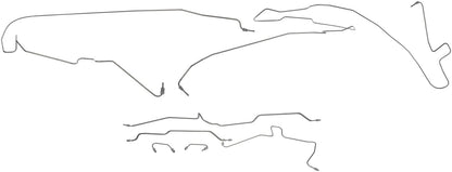 Dorman - OE Solutions Brake Hydraulic Line Kit Stainless Steel Preformed for Jeep Wrangler 1997-2002