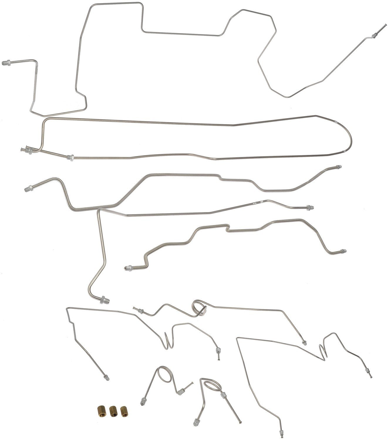 Dorman - OE Solutions Brake Hydraulic Line Kit Stainless Steel Preformed for 1998-95 Chevrolet K1500 GMC K1500