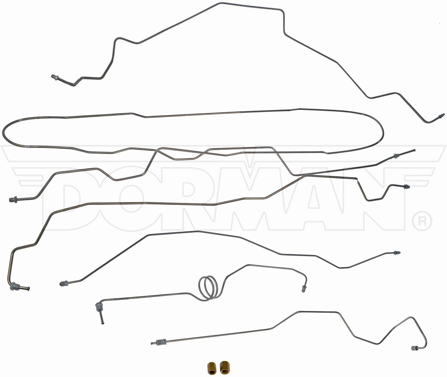 Dorman - OE Solutions Brake Hydraulic Line Kit Stainless Steel Preformed for 2000-99 Ford F-250 Super Duty, Ford F-350 Super Duty 919-227