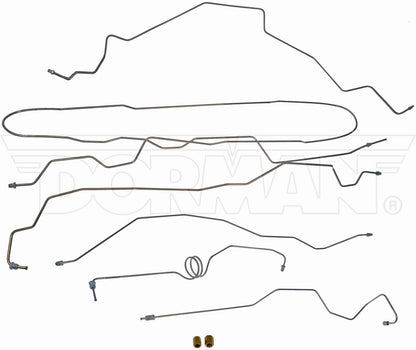 Dorman - OE Solutions Brake Hydraulic Line Kit with Stainless Steel Preformed for 2000-99 Ford F-250 Super Duty, Ford F-350 Super Duty