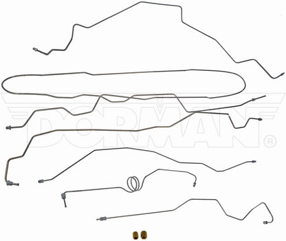 Dorman - OE Solutions Brake Hydraulic Line Kit with Stainless Steel Preformed for 2000-99 Ford F-250 Super Duty, Ford F-350 Super Duty