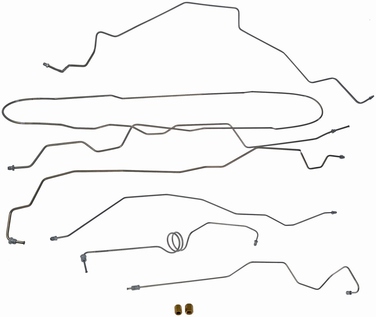 Dorman - OE Solutions Brake Hydraulic Line Kit with Stainless Steel Preformed for 2000-99 Ford F-250 Super Duty, Ford F-350 Super Duty