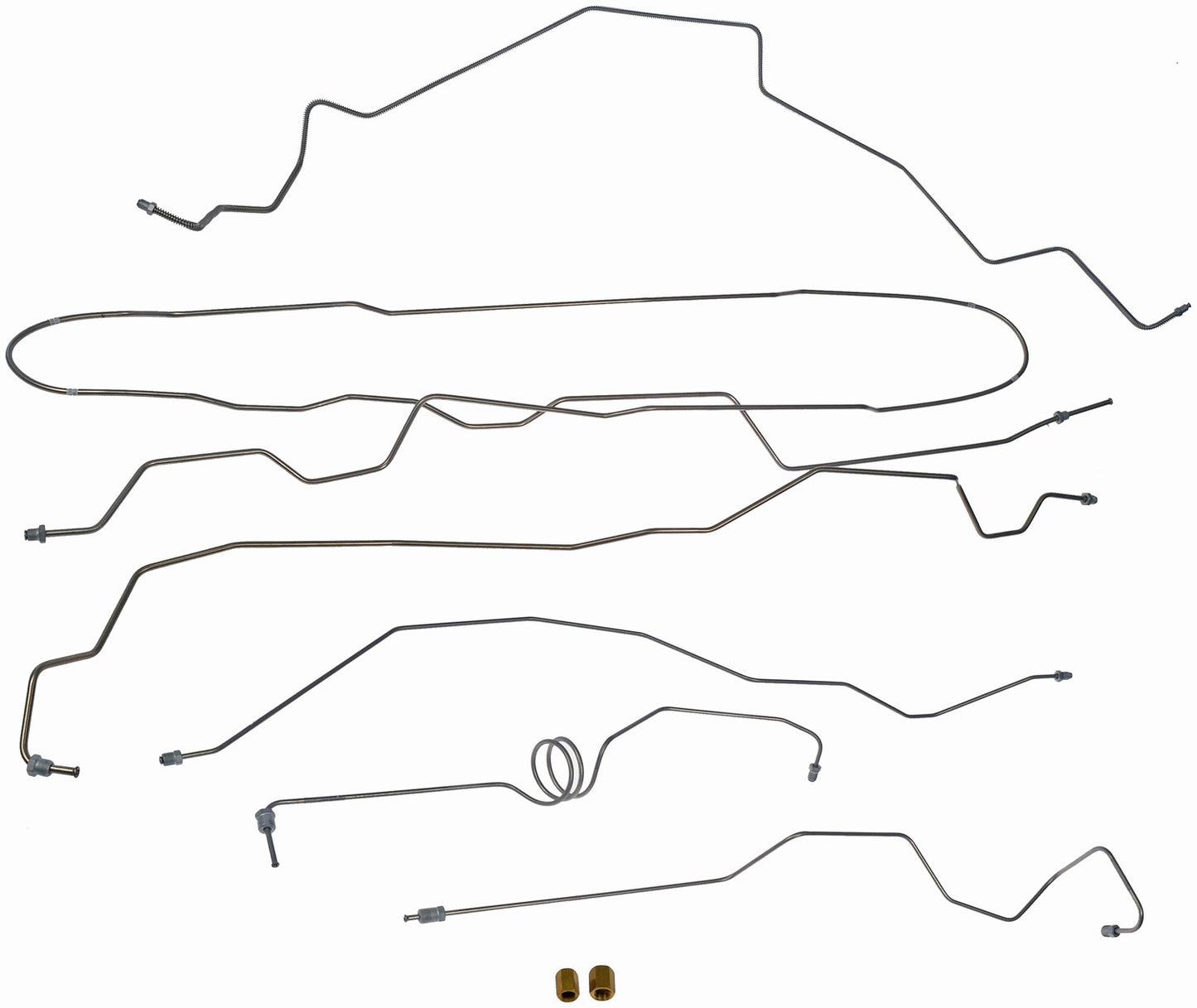 Dorman - OE Solutions Brake Hydraulic Line Kit with Stainless Steel Preformed for 2000-99 Ford F-250 Super Duty, Ford F-350 Super Duty
