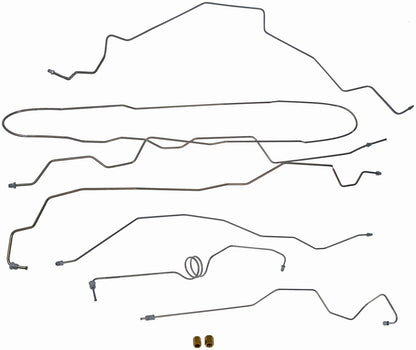 Dorman - OE Solutions Brake Hydraulic Line Kit Stainless Steel Preformed for 2000-99 Ford F-250 Super Duty, Ford F-350 Super Duty 919-232