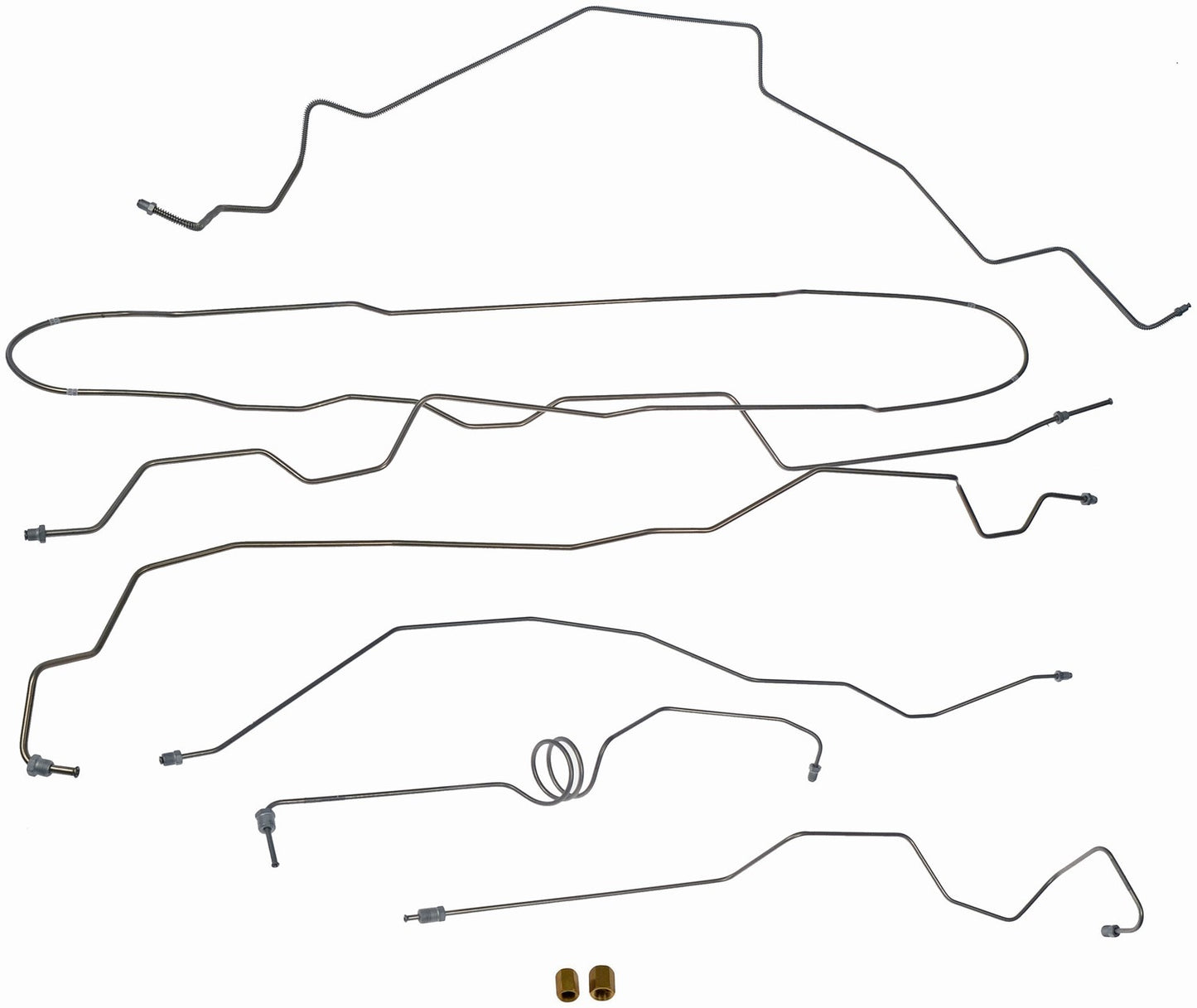 Dorman - OE Solutions Brake Hydraulic Line Kit Stainless Steel Preformed for 2000-99 Ford F-250 Super Duty, Ford F-350 Super Duty 919-232