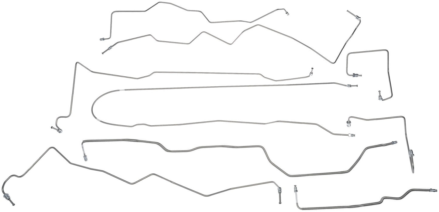 Dorman - OE Solutions Brake Hydraulic Line Kit with Stainless Steel Preformed for 2004-02 Jeep Grand Cherokee