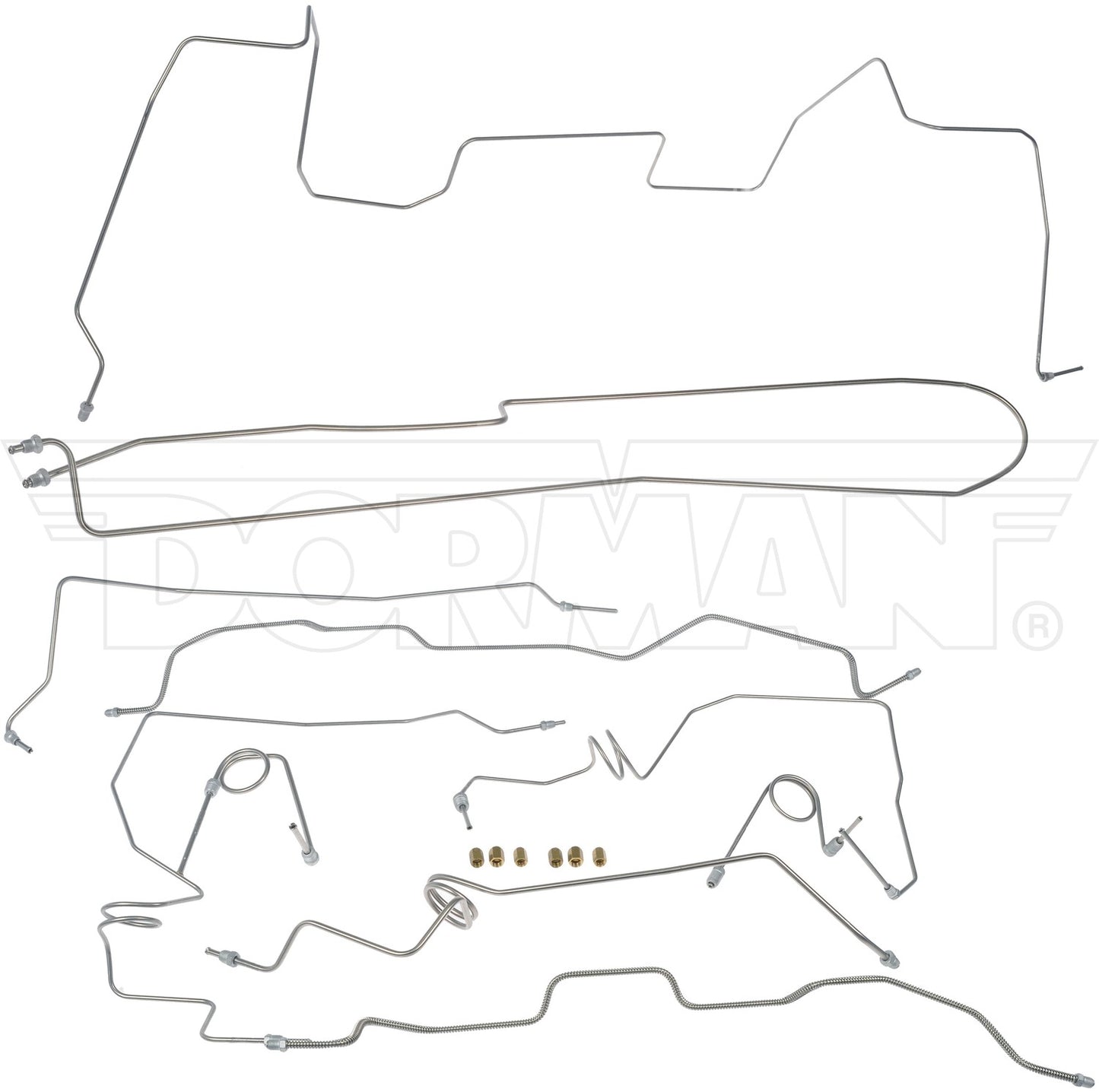 Dorman - OE Solutions Brake Hydraulic Line Kit Stainless Steel Preformed for 1998-1995 Chevrolet C1500 GMC C1500 919-242