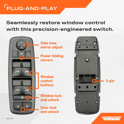 Dorman - OE Solutions Power Window Switch 920-524