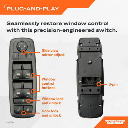 Dorman - OE Solutions Power Window Switch 920-526