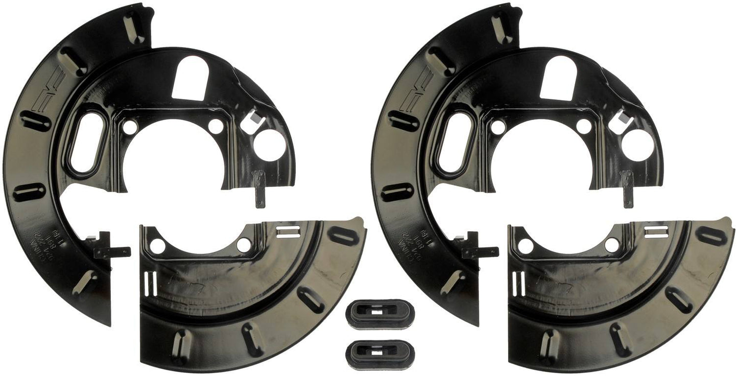 Dorman - OE Solutions Brake Dust Shield 1 Split Pair for 2000-2006 Cadillac, 1999-2014 Chevrolet, 1999-2014 GMC 924-222