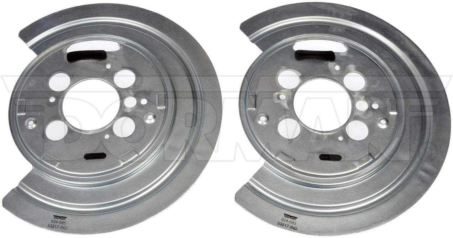 Dorman - OE Solutions Brake Backing Plate 1 Pair with rust-resistant coating for 2009-07 Chrysler Aspen, 2009-07 Dodge Durango, 2010-06 Dodge Ram 1500, 2012-11 Ram 1500 924-685