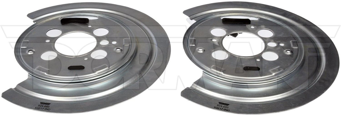 Dorman - OE Solutions Brake Backing Plate 1 Pair with rust-resistant coating for 2009-07 Chrysler Aspen, 2009-07 Dodge Durango, 2010-06 Dodge Ram 1500, 2012-11 Ram 1500 924-685