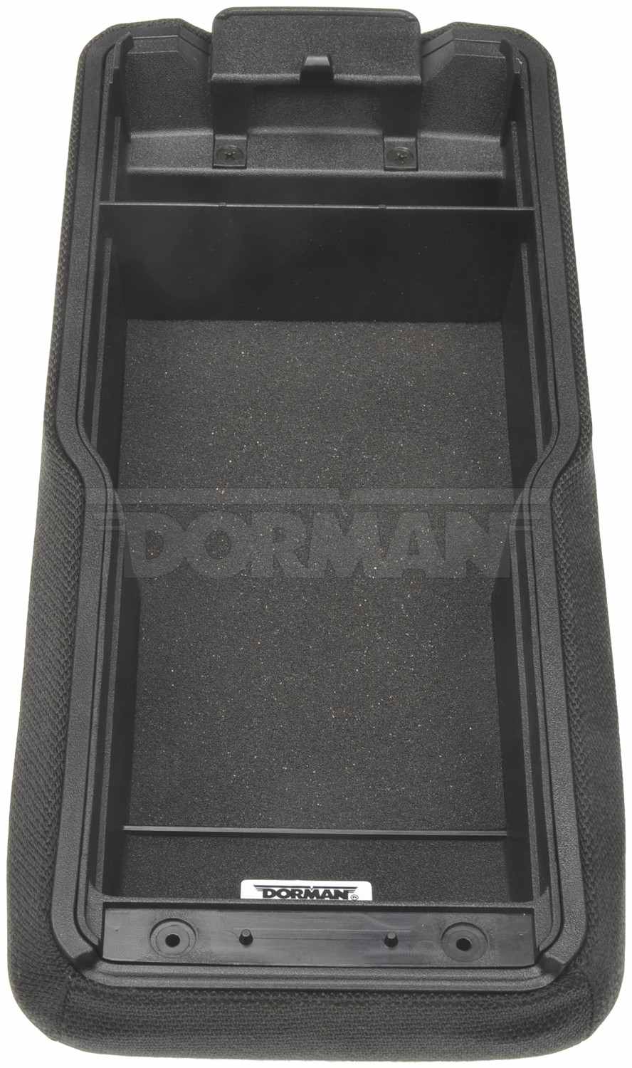Dorman Console Lid, OEM Style Replacement, Ebony Black, Cloth, Chevrolet, GMC