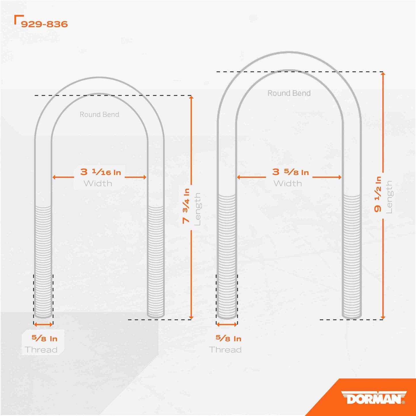 Dorman - OE Solutions U-BOLT KIT 929-836