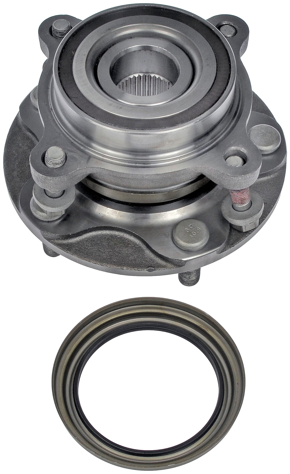 Dorman - OE Solutions Wheel Bearing and Hub Assembly with Pre-Pressed Hub for 2021-07 to 2022-08 Toyota Sequoia & Tundra Front 950-002