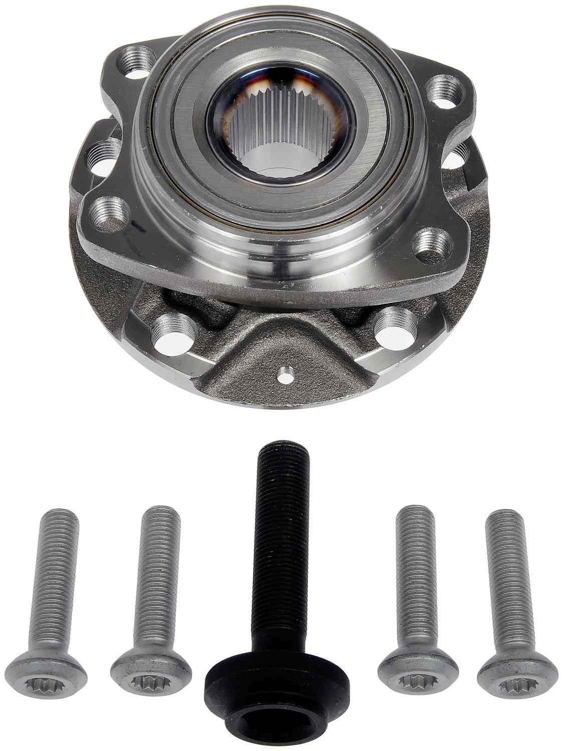 Dorman Wheel Bearing And Hub Assembly Pre-Pressed Hub Assembly For Front Audi 2008-02 Volkswagen 2004-03 950-007