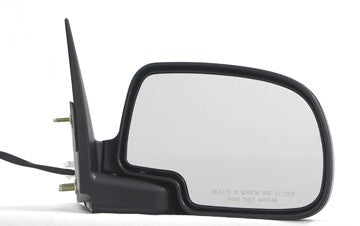 Dorman Door Mirror Side View Mirror Right Power Non-Heated Black And Chrome with 3 Connectors for 2002-1999 Chevrolet GMC 955-061
