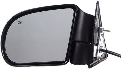 Dorman Side View Mirror Left Power with Heat without Auto Dim Textured Manual Fold for 2002‑1999 Chevrolet Blazer S10 GMC Jimmy Sonoma 955-072