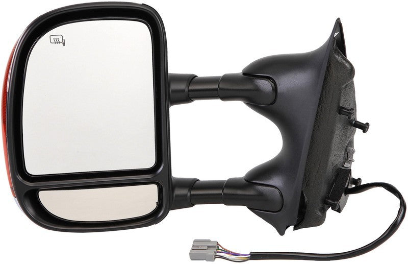 Dorman Door Mirror Side View Left Power Heated with Signal Light Chrome Cover for 2007-99 Ford 955-1126