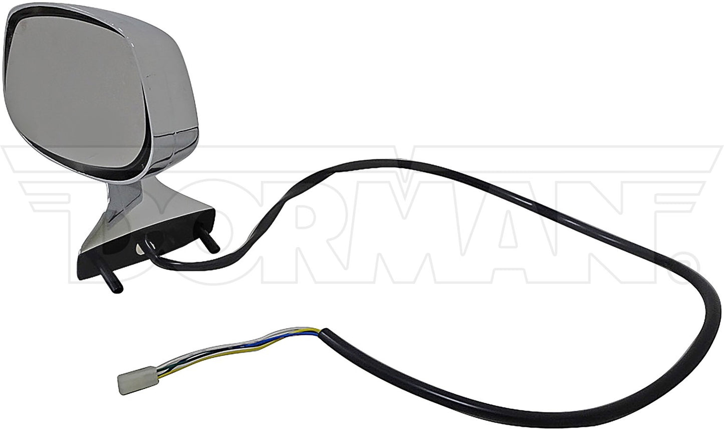 Dorman Door Mirror Side View Mirror Left Power Chrome for 1985-1990 Buick Oldsmobile 955-124