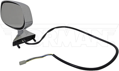 Dorman Door Mirror Side View Mirror Left Power Chrome for 1985-1990 Buick Oldsmobile 955-124