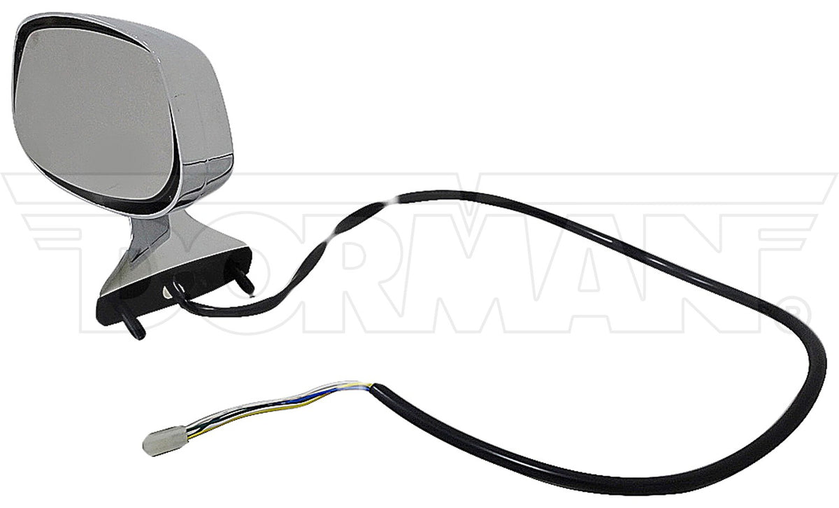Dorman Door Mirror Side View Mirror Left Power Chrome for 1985-1990 Buick Oldsmobile 955-124
