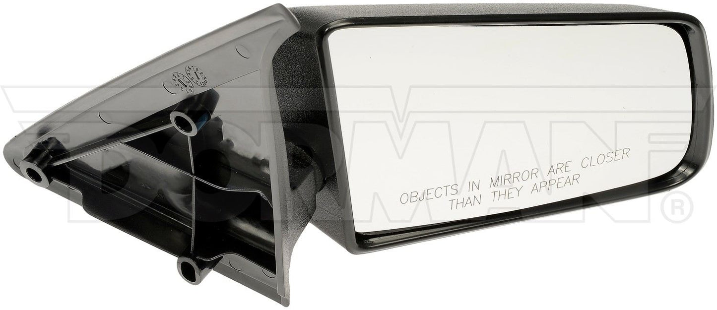 Dorman Door Mirror Side View Mirror Right Standard Black for 1993-1992 Chevrolet GMC and 1993-1991 Oldsmobile 955-184