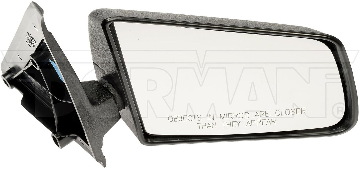 Dorman Door Mirror Side View Mirror Right Standard Black for 1993-1992 Chevrolet GMC and 1993-1991 Oldsmobile 955-184